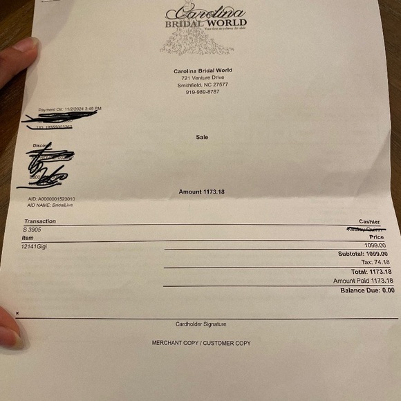 Beautiful Wedding Gown! Never worn. Size 10 altered to size 6. - Picture 3 of 12